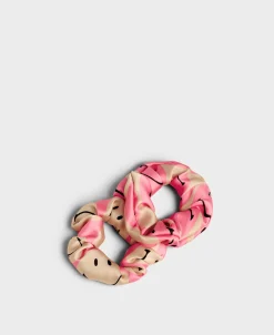 Smiley® Roze Scrunchies